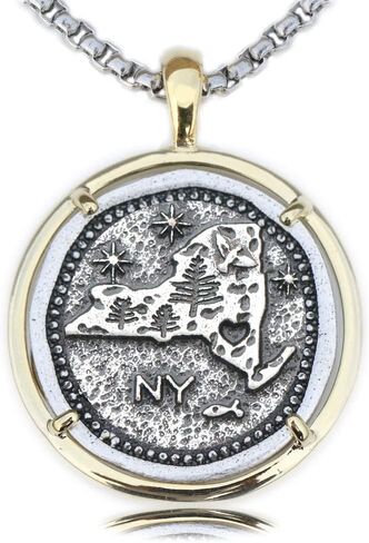 Gifts For Men State Necklace Long Distance Friendship Country Map Charm Necklace For Boys in Saudi Arabia