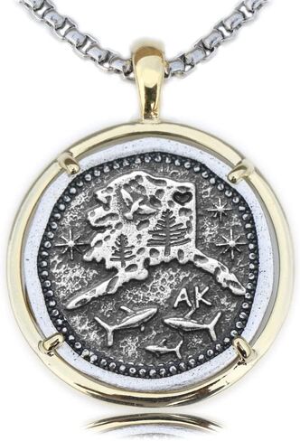 Gifts For Men State Necklace Long Distance Friendship Country Map Charm Necklace For Boys in Saudi Arabia