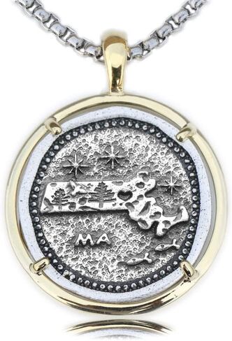 Gifts For Men State Necklace Long Distance Friendship Country Map Charm Necklace For Boys in Saudi Arabia