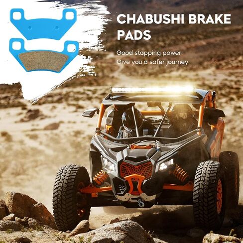 Ceramic Brake Pads Kit Front & Rear Compatible with Arctic Cat 1000 XT, Prowler 700 HDX Trail 2014-2017, Super Duty 700 Diesel 2010-2011 Replaces 1436-420 2502-578 in Saudi Arabia