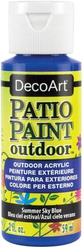 DecoArt Patio Paint Acrlylic Summer Sky Blue 2oz in Saudi Arabia