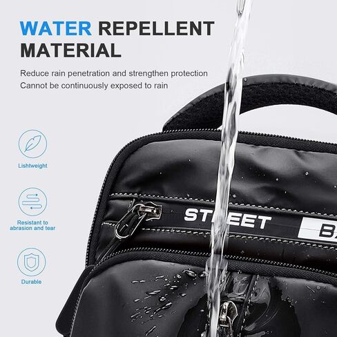 حقيبة ظهر كروس بودي حبال للرجال والنساء، حقيبة ظهر صغيرة على الكتف للدراجات النارية وحقائب ظهر بحزام واحد، حقيبة نهارية صغيرة للصدر للسفر والمشي لمسافات طويلة وصالة الألعاب الرياضية في الهواء الطلق باللون الأخضر in Kuwait