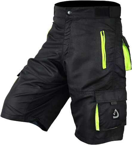 Deckra Mens Cycling Shorts MTB Mountain Biking Bike Padded Liner Shorts in Saudi Arabia