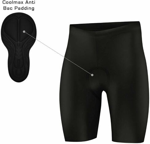 Deckra Mens Cycling Shorts MTB Mountain Biking Bike Padded Liner Shorts in Saudi Arabia