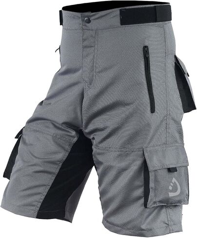 Deckra Mens Cycling Shorts MTB Mountain Biking Bike Padded Liner Shorts in Saudi Arabia