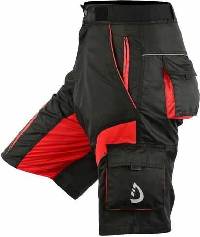 Deckra Mens Cycling Shorts MTB Mountain Biking Bike Padded Liner Shorts in Saudi Arabia