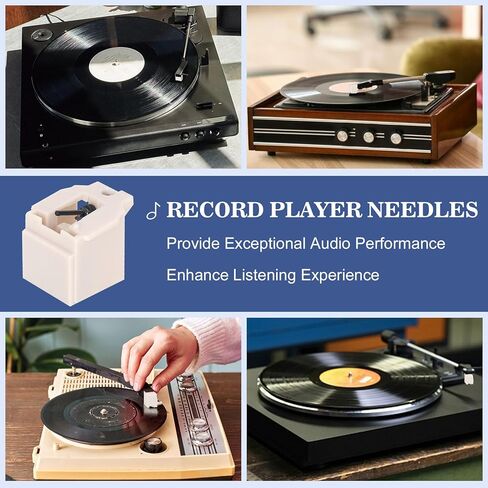 1 PACK Diamond Record Player Needles Replacement with Stylus Cleaning Brush, Compatible with ATN3600L, AT-LP60X, Replacement Stylus Needles in Saudi Arabia