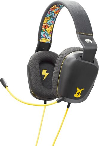 PowerA Wired Stereo Headset for Nintendo Switch - Pokémon: Kanto Friends, 3.5 mm, wired, stereo, officially licensed in Saudi Arabia