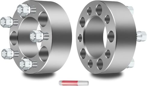 ECCPP 2PCS 1" 5 Lug Wheel Spacers 5x4.5 5x114.3mm to 5x114.3mm Wheel Spacers Kits 1/2x20 Studs 82.5mm fit 2007-2013 for Ford Edge 1981-2011 for Ford Ranger in Saudi Arabia