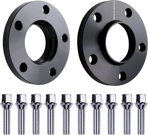 DCVAMOUS 2PC 5x120 Hubcentric Wheel Spacers 1/2 Inch (12mm) 72.6mm Bore with 12x1.5 Bolts (40mm Shank Cone Seat) Compatible with BMW 5 Lug for E36 E46 E90 E92 318i 325i 328i 335i 525i 530i 730i 740i in Saudi Arabia