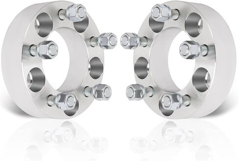 ECCPP 2PCS 1" 5 Lug Wheel Spacers 5x4.5 5x114.3mm to 5x114.3mm Wheel Spacers Kits 1/2x20 Studs 82.5mm fit 2007-2013 for Ford Edge 1981-2011 for Ford Ranger in Saudi Arabia