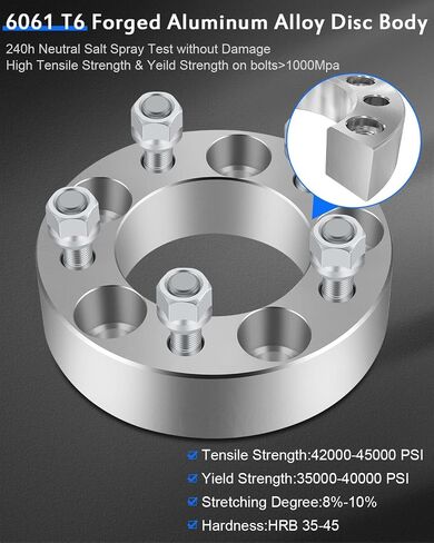 ECCPP 2PCS 1" 5 Lug Wheel Spacers 5x4.5 5x114.3mm to 5x114.3mm Wheel Spacers Kits 1/2x20 Studs 82.5mm fit 2007-2013 for Ford Edge 1981-2011 for Ford Ranger in Saudi Arabia