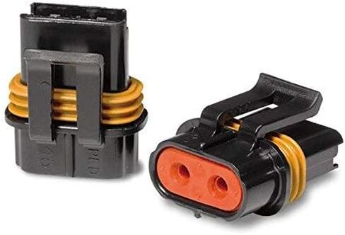 2 Pin Metri-Pack Waterproof Connector 10-12awg Terminals and Seals 46Amp (10-12 GA-2 Set) in Saudi Arabia