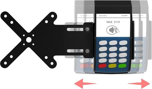 CTA Digital ADD-CRHVESAB Adjustable Card Reader Holder with VESA Plate for POS Stations (Black) in Saudi Arabia