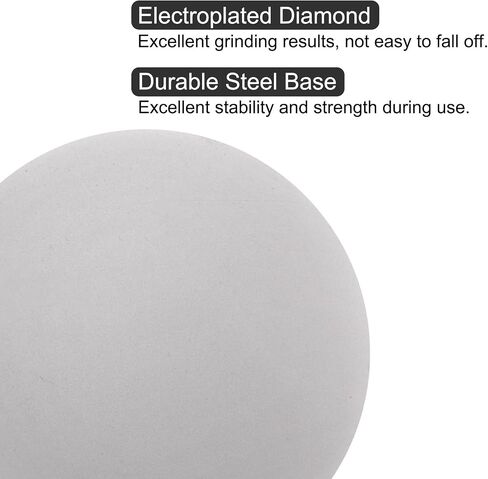 uxcell Diamond Sanding Grinding Disc, 12-Inch (300mm) Grit 400 No Center Hole, Flat Lap Disk Polishing Discs Abrasive Wheel for Gemstone Tile Porcelain Glass Stone Metal in Saudi Arabia