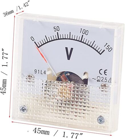 Heyiarbeit 91L4 AC Analog Panel Voltage Gauge 0-250V Volt Meter for Voltage Measurement Devices 1Pcs in Saudi Arabia
