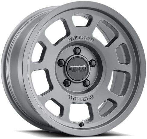 عجلات سباق ميثود 705 أسود مطفي 17x8.5 6x5.5، 0 مم إزاحة 4.75 بوصة مسافة خلفية، MR70578560500 in Kuwait