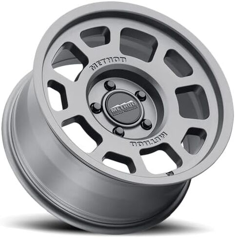 عجلات سباق ميثود 705 أسود مطفي 17x8.5 6x5.5، 0 مم إزاحة 4.75 بوصة مسافة خلفية، MR70578560500 in Kuwait