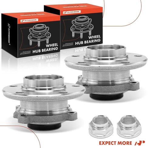 A-Premium 2 x Front Wheel Bearing and Hub Assembly Compatible with BMW - 13-16 - 320i/328d/328i/335i/340i xDrive, 328i/335i GT xDrive, 428i/435i xDrive, 228i xDrive, M235i xDrive in Saudi Arabia