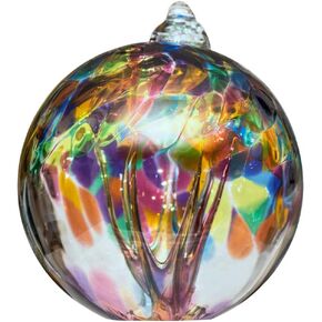 Tree of Life Large Glass Globe - Multicoloured