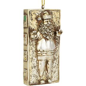 Tree Buddees Santa Frozen in Carbonite Funny Parody Christmas Ornament