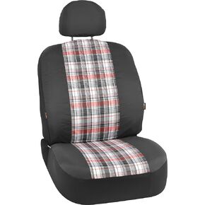 Bell Automotive 22-1-56863-9 Black Plaid Low-Back Bucket Seat Cover, One Size