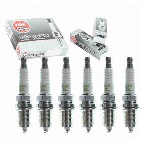 6 pc NGK V-Power Spark Plugs compatible with Toyota Camry 3.0L V6 1996-2001