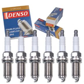 6 pc DENSO Standard U-Groove Spark Plugs compatible with Toyota Tacoma 4.0L V6 2005-2015