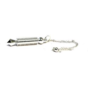 Jet 16 Isis Silver Pendulum Copper Pendulum High Energy Divination Spiritual Point Dowsing Meditation Yoga Balancing