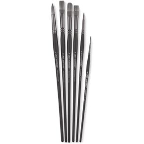 Jack Richeson Grey Matters Acrylic Brushes (Set of 6)