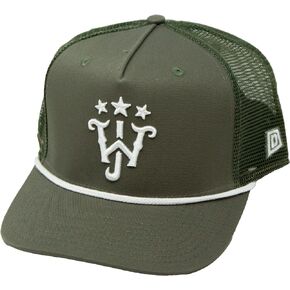 Whiskey Jam 5-Panel Adjustable Snapback WJ Classic Trucker Hat