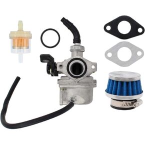 MOTOKU PZ19 Carburetor with Air Filter for TaoTao Kazuma Baja 50cc 70cc 90cc 110cc 125cc Chinese Quad 4 wheeler ATV Dirt Pit Pocket Bike for Honda CRF Scooter Go Karts