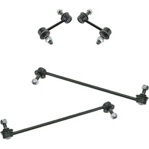 TRQ Front Rear Suspension Sway Bar End Link Kit Set 4pc Set Compatible with Santa Fe Sorento