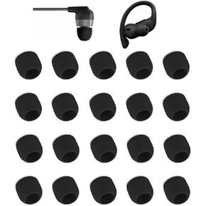 Zotech Black Ear Tips for in-Ear Headphones, Extra Small Kids Size 10 Pairs Soft Silicone Earbuds Tips Eartips with 3.8mm Connector Hole, Fit Most in-Ear Earbuds(Inner Hole 3.8mm -4.8mm)