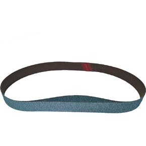 Sungold Abrasives 67830 Blue Zirconia Cloth 80 Grit Sanding Belts, 8 Pack 1" X 30"