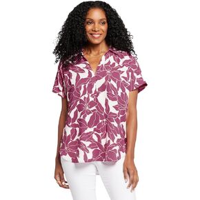 NYDJ Women's Becky Short Sleeved Blouse