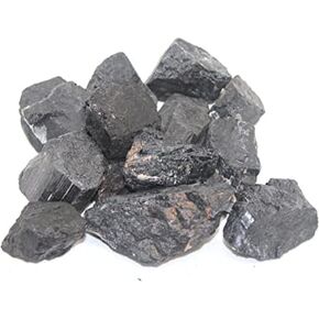 1/2 lb Bulk Rough Black Tourmaline Crystals from Brazil Grade A - Raw Natural Black Tourmaline Stones Bulk - Crystal Healing