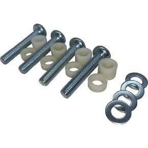 M8 Screws for Samsung TV M8x45mm TV Mounting Bolts Screws with ABS Spacers