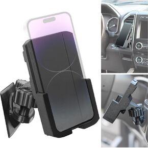 Cell Phone Mount for 2018-2021 Ford Expedition Coin Tray, Black