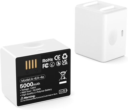5000mAh Battery for Arlo Pro 3 [2024 Upgrade] Ultra High Capacity Rechargeable Battery for Arlo Ultra Arlo Ultra 2 Arlo Pro 3 Arlo Pro 4 Arlo Pro 5 Camera VMA5400 2-Pack in Kuwait