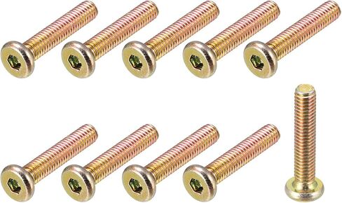 Hex Socket Head Machine Screws, (M6x16mm) 20Pcs, Carbon Steel Screws - for Machinery, Furniture, DIY in Saudi Arabia
