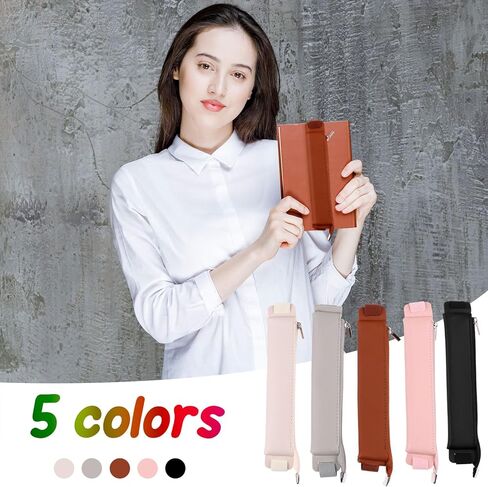 10 قطع حامل أقلام بشريط مطاطي، حامل أقلام لأجهزة الكمبيوتر المحمول من جلد البولي يوريثان وحقيبة أقلام رصاص وحافظة قلم رصاص وحامل أقلام رصاص قابل للتعديل وحقيبة قلم رصاص وحافظة لمخططي أجهزة الكمبيوتر المحمولة ومجلدات الكتب in Kuwait