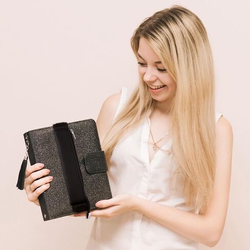 10 قطع حامل أقلام بشريط مطاطي، حامل أقلام لأجهزة الكمبيوتر المحمول من جلد البولي يوريثان وحقيبة أقلام رصاص وحافظة قلم رصاص وحامل أقلام رصاص قابل للتعديل وحقيبة قلم رصاص وحافظة لمخططي أجهزة الكمبيوتر المحمولة ومجلدات الكتب in Kuwait