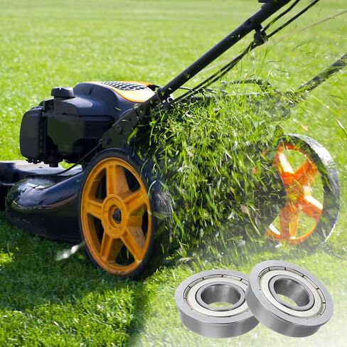 4 قطع محامل كروية ذات حواف FR8ZZ - [1/2x1-1/8x5/16 بوصة] محامل عجلات بديلة لاستخدام محور شاحنة تهذيب الحشائش، فولاذ الكروم، ABEC-3 in Kuwait