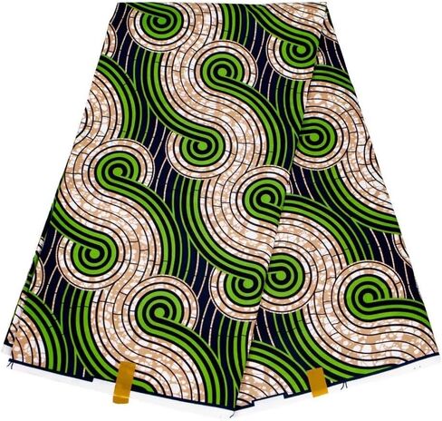 African Fabric Polyester Material for Clothes 6 Yards Ankara Wax Prints Fabrics for Sewing by The Yards in Saudi Arabia