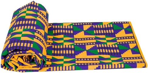 African Fabric Polyester Material for Clothes 6 Yards Ankara Wax Prints Fabrics for Sewing by The Yards in Saudi Arabia