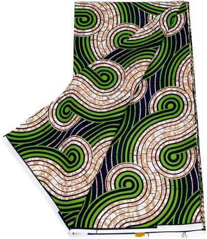 African Fabric Polyester Material for Clothes 6 Yards Ankara Wax Prints Fabrics for Sewing by The Yards in Saudi Arabia