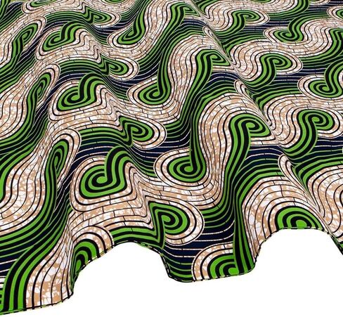 African Fabric Polyester Material for Clothes 6 Yards Ankara Wax Prints Fabrics for Sewing by The Yards in Saudi Arabia