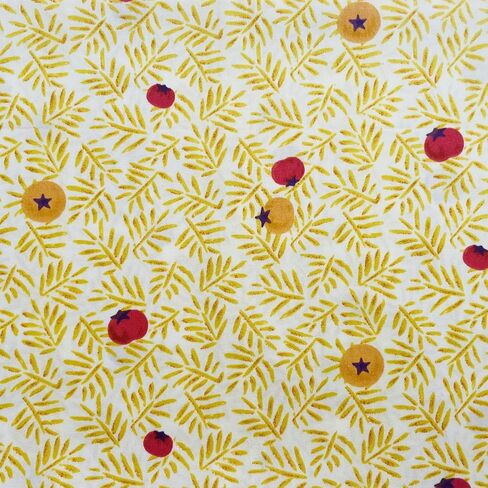 Yellow Floral Charm Packs for Quilting 5 inch, Fall Fabric Squares 5x5, 100% Cotton Fabric Scraps for Crafts, Precut Fabric Squares (42Pcs) in Saudi Arabia