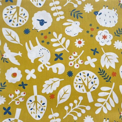 Yellow Floral Charm Packs for Quilting 5 inch, Fall Fabric Squares 5x5, 100% Cotton Fabric Scraps for Crafts, Precut Fabric Squares (42Pcs) in Saudi Arabia